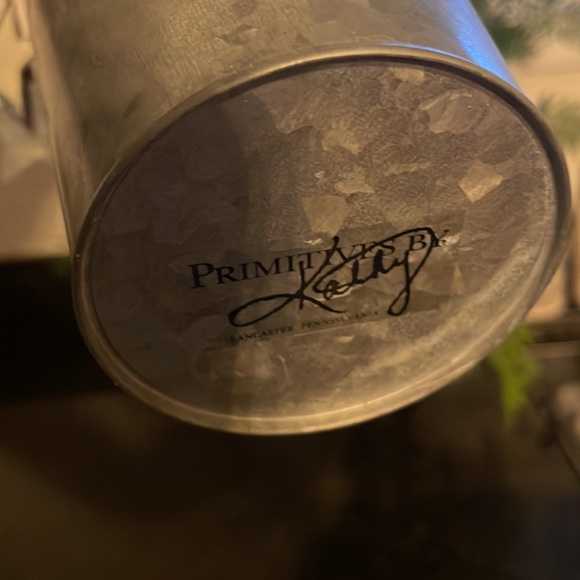 Christmas Galvanized Vase Set of Two from Primitives by Kathy - Picture 4 of 11